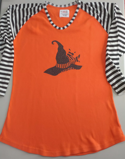 Witch's Hat . Women's Raglan Top.