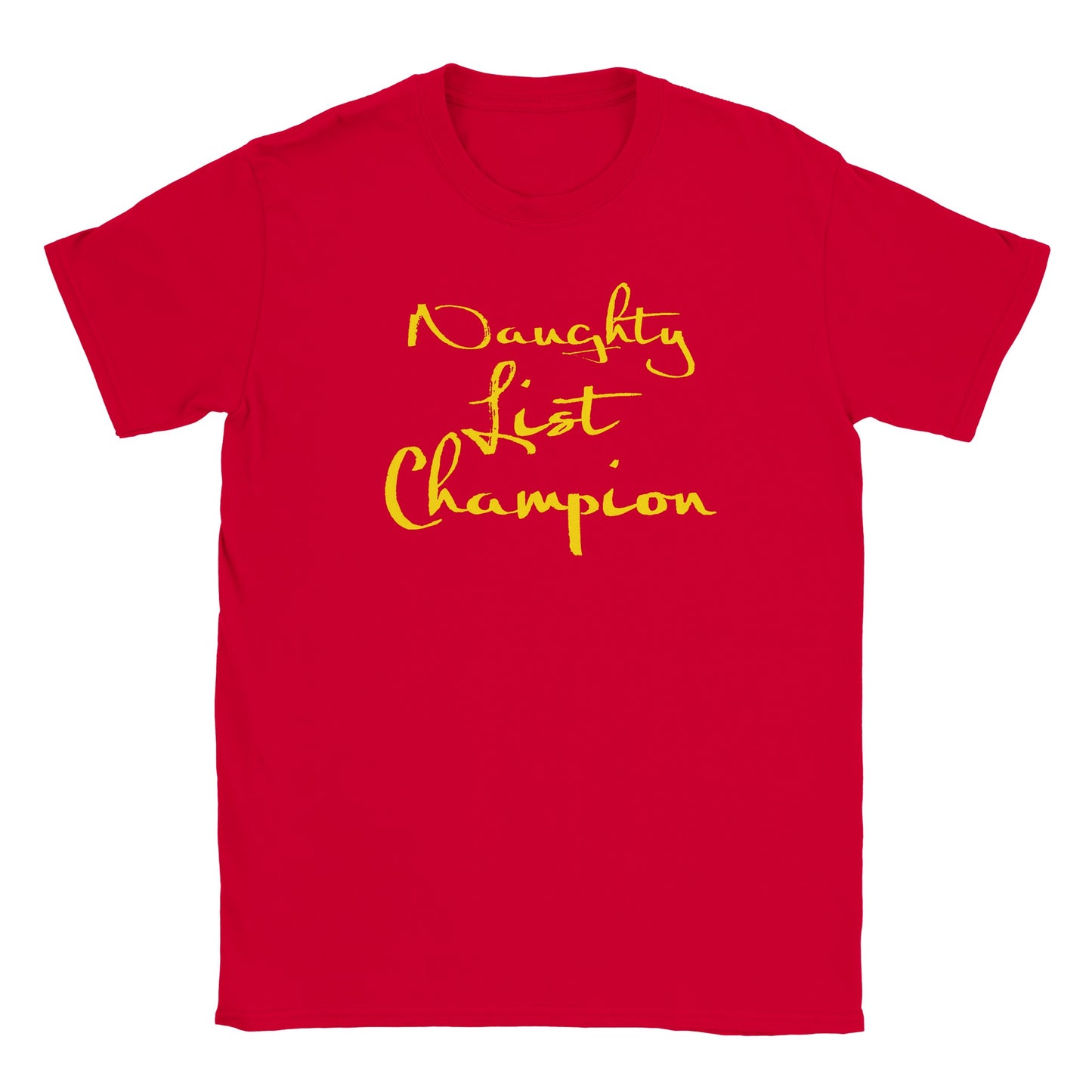 Naughty List Champion - Classic Kids Crewneck T-shirt