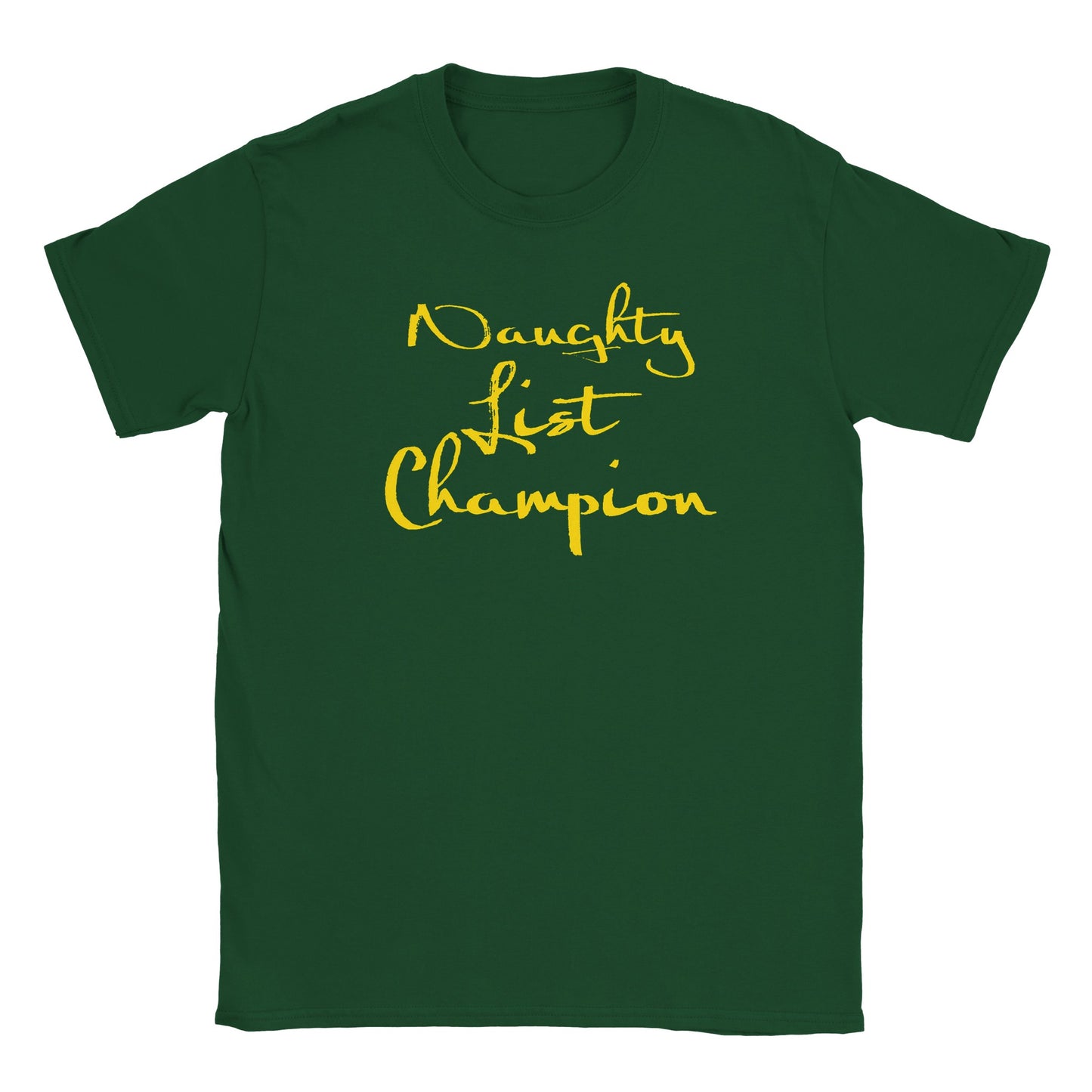 Naughty List Champion - Classic Kids Crewneck T-shirt