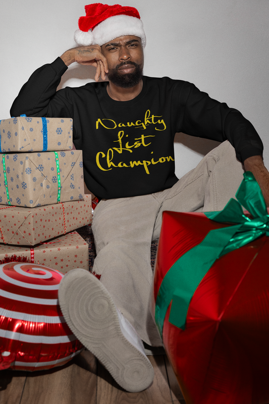 Naughty List Champion - Classic Crewneck Sweatshirt