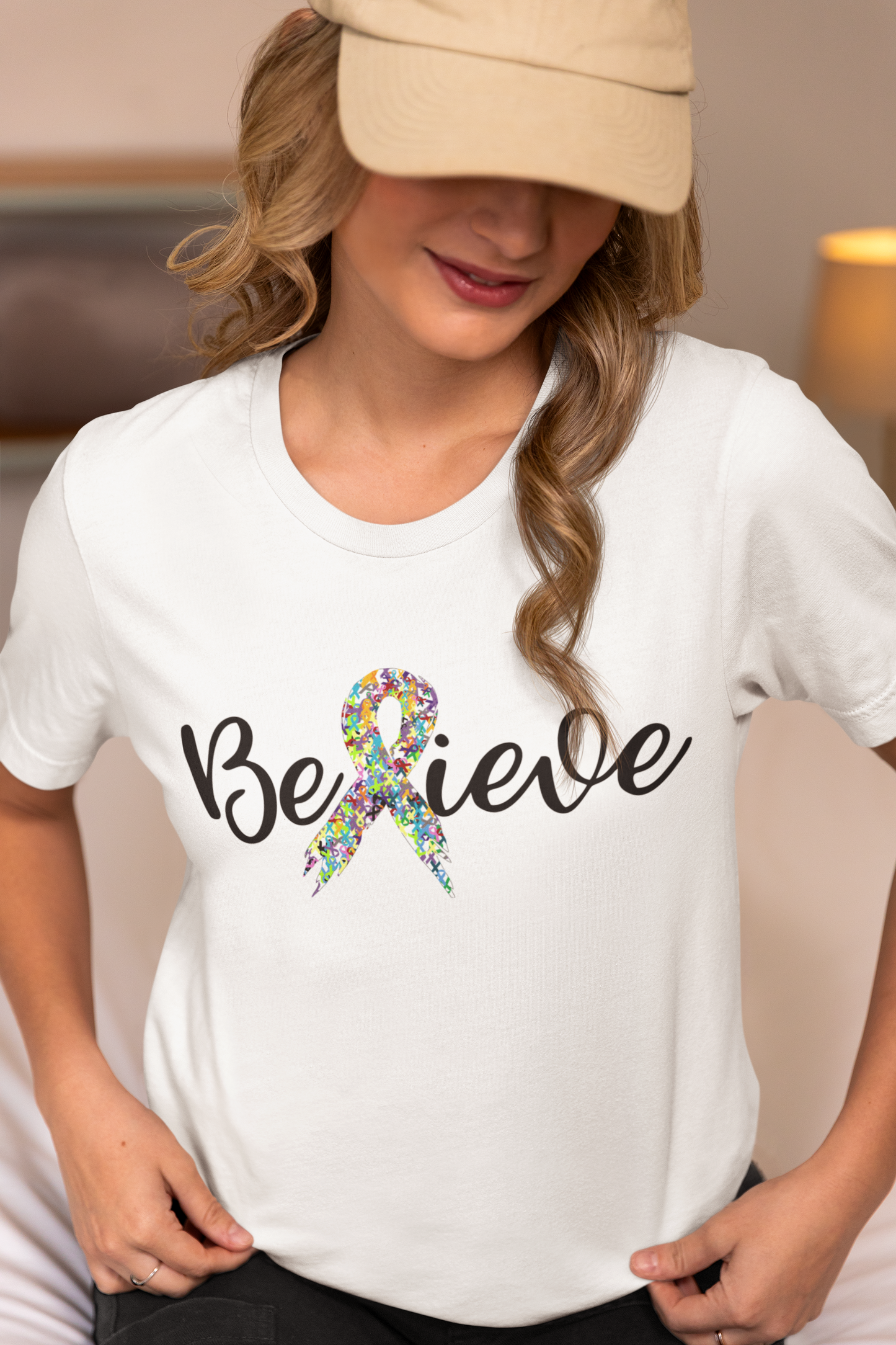 Believe Cancer Short Sleeve Shirt