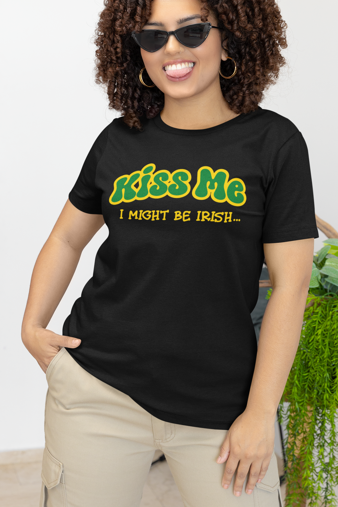 Kiss Me, I might be Irish - Premium T-Shirt