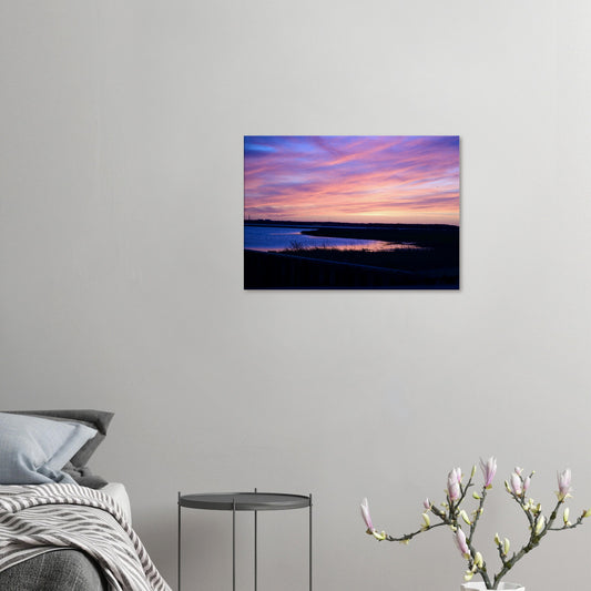 Sunset over the Atlantic - 20" x 28" Canvas Wall Art