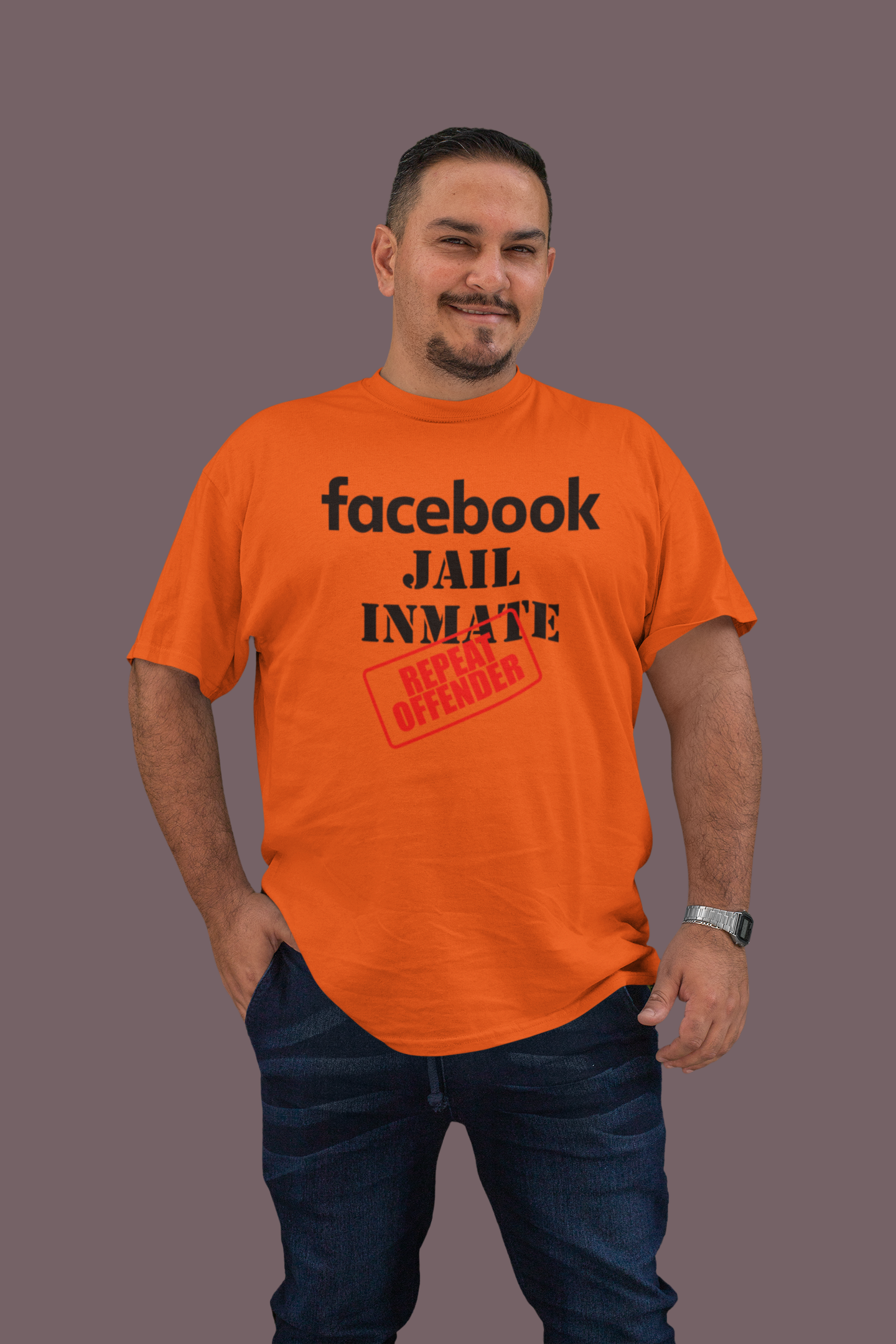 Facebook Jail Inmate - Repeat Offender T-Shirt